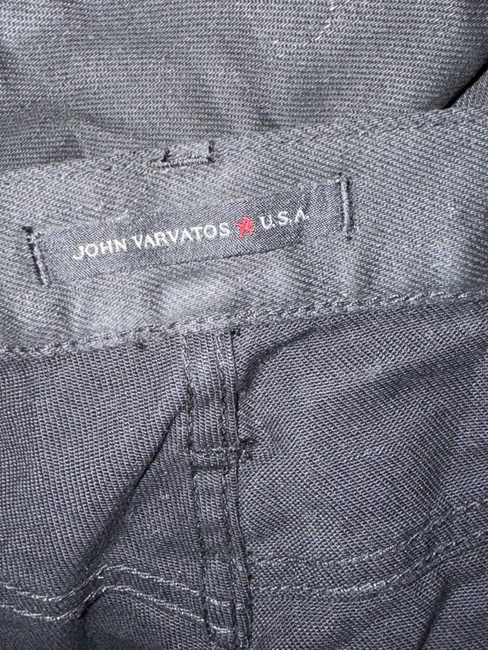 John Varvatos Black Slim Straight Jeans - Classic Men's Denim
